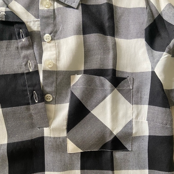 SSS Checked Cotton Shirt Dress - XS - Picture 8 of 8